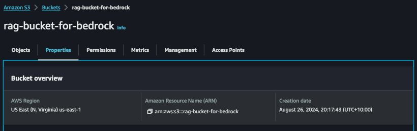 S3 Bucket Properties